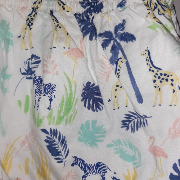 Janie and Jack Tropical Themed Summer Romper 6-12 - Picture 3 of 4